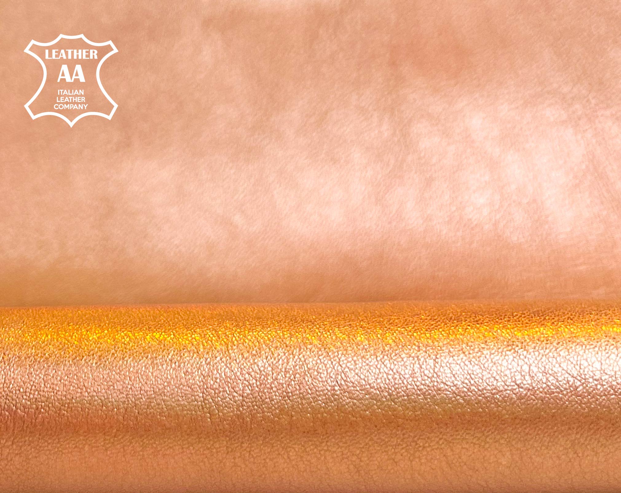 Metallic Rose Gold Lambskin 0.7mm/1.75oz / 1442