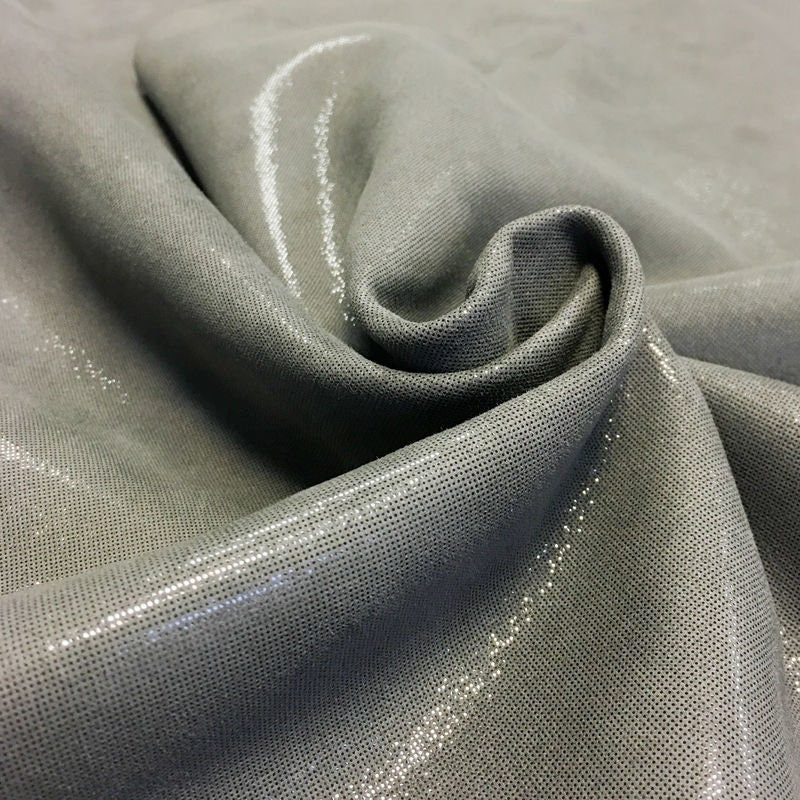 Gray Suede Lambskin Sheets 2oz/0.8mm / GRAY SUEDE SHINE 718