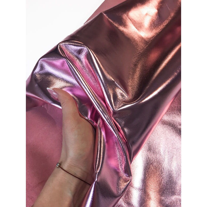 Pink Metallic Lambskin Leather 0.9mm/2.25oz / ROSE QUARTZ 583