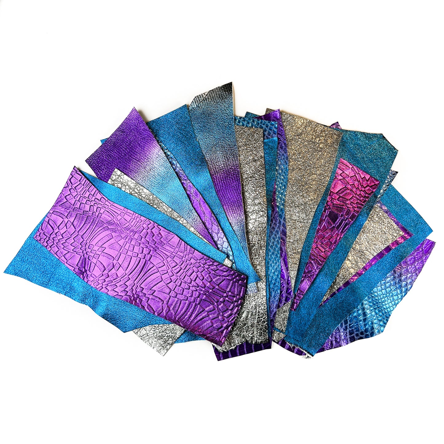 Metallic Scraps - Purple, Blue, Silver With Texture PURPLE MYSTERY 0.7-1mm/1.75-2.5oz