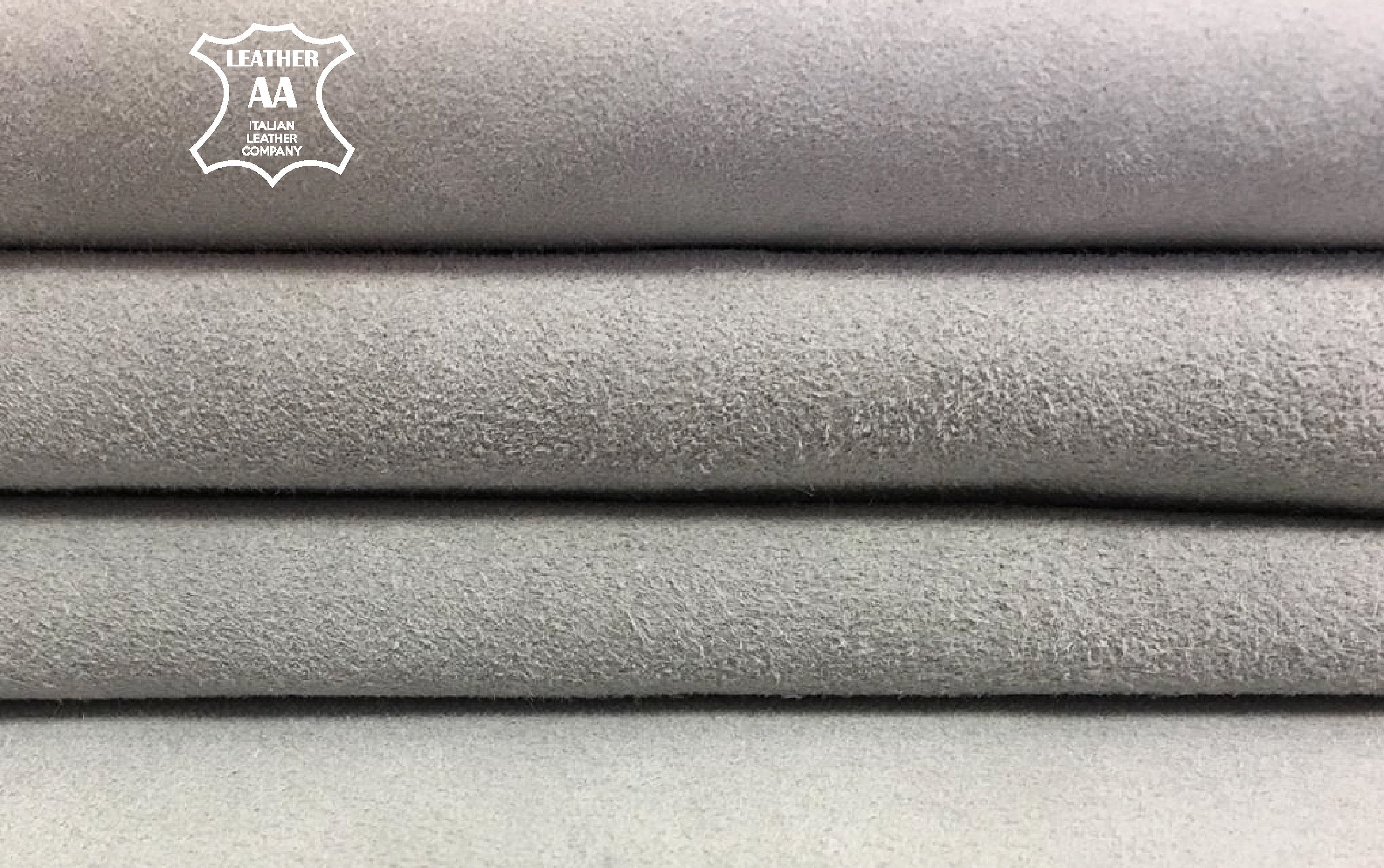 Gray Suede Lambskin Thick 1.0mm/2.5oz / VAPOR BLUE 609