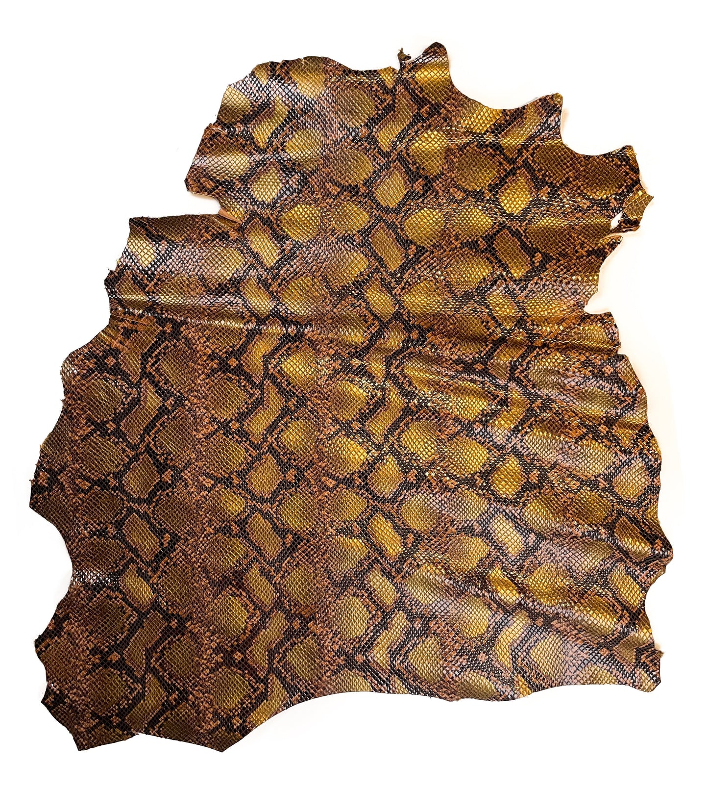 Colorful Snakeskin Print Lambskin Leather 0.7-1.2mm/1.75-3oz / SPRING SNAKE MIX 1336