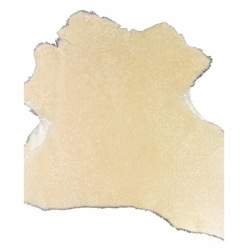 Italian Lambskin Shearling Hides Warm Double Sided Shearling CREAM SHEARLING 1062 1.4mm / 3.5oz