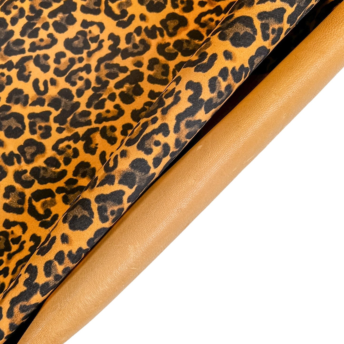 Leopard Print Lambskin Suede 1.0mm/2.5oz LEOPARD TAN 985