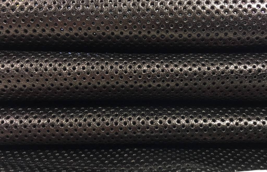 Bronze Metallic Perforated Lambskin 0.9mm/2.25oz / DARK BRONZE 545