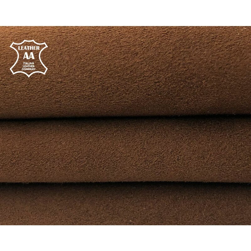 Dark Brown Lambskin Suede 0.8-1.2mm/2-3oz COCOA BROWN 942