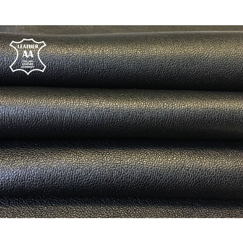 Black Textured Lambskin 0.8mm/2oz / BLACK GRAIN 755