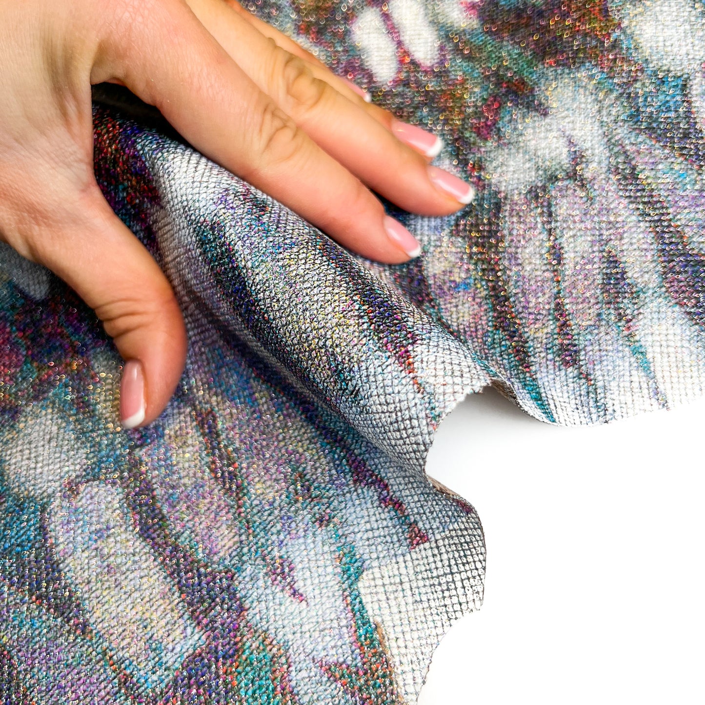 Metallic Lambskin With Galaxy Saffiano Print 0.9mm/2.25oz GALAXY SAFFIANO 1472