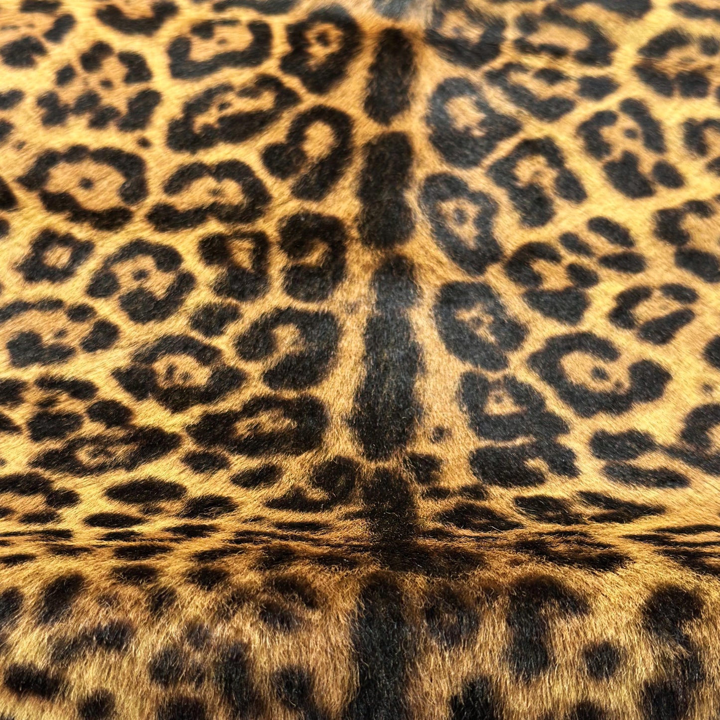 Long Hair Pony Leather With Jaguar Print 1.2-1.3mm/3-3.25oz PONY 1610