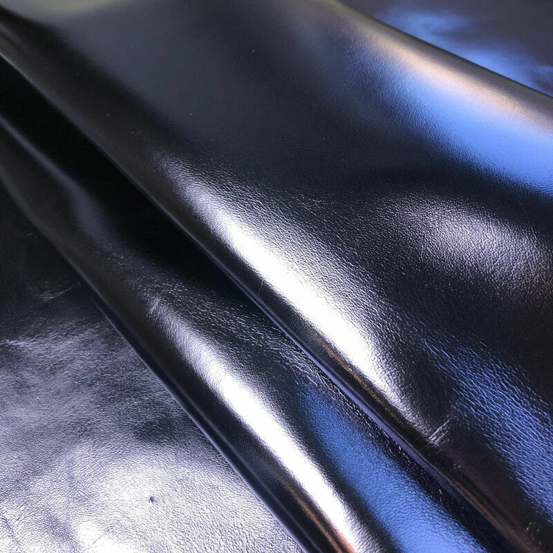 Reflective Purple Mirror Lambskin Hides 0.9mm/2.25oz / DEEP COBALT 971