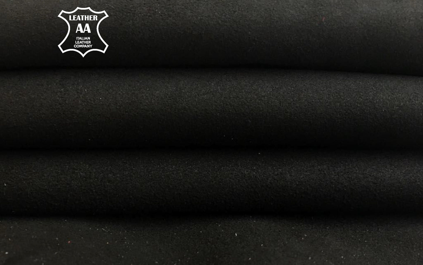 Black Soft Suede Lambskin 0.8mm/2oz / COAL BLACK 98