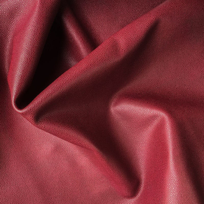 Burgundy Lambskin Leather 1.1mm/2.75oz / PEBBLED BURGUNDY 907