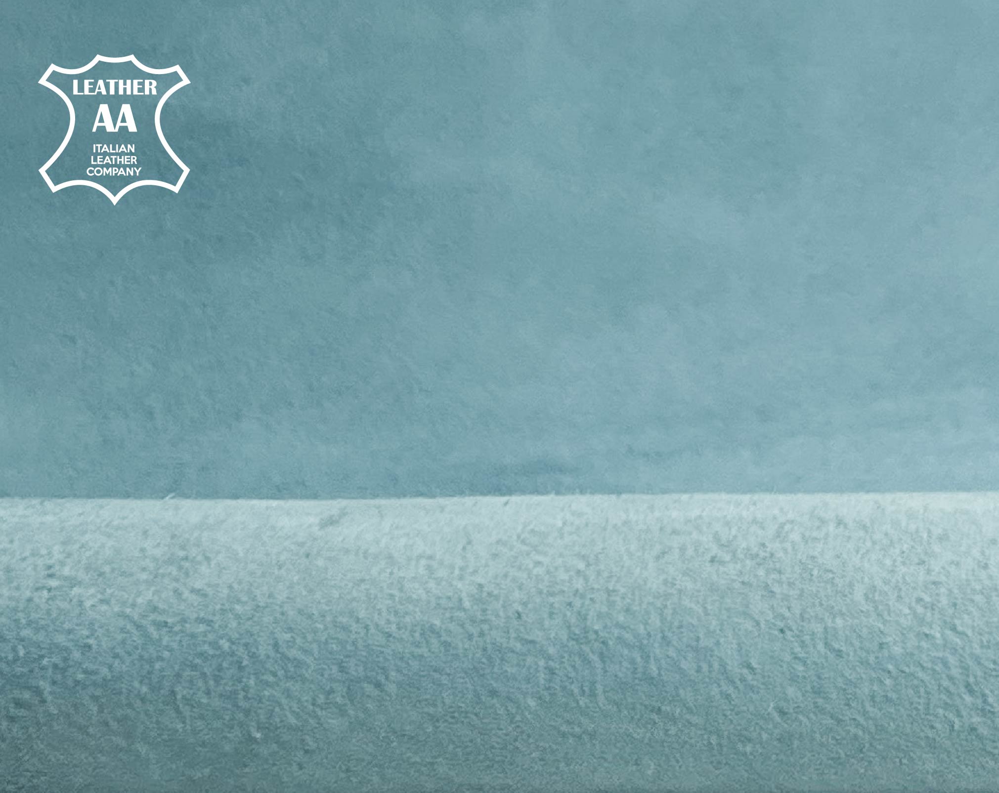 Light Blue Suede Leather 3-5 sft // 0.28-0.5 m2 Thin Velour 1435, 0.7mm/1.75oz