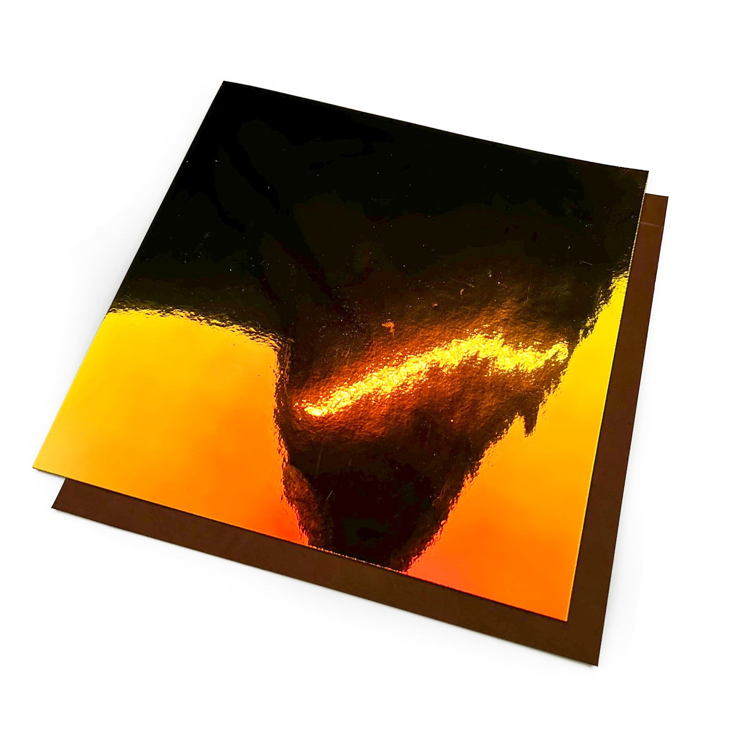 Holographic Shiny Lambskin Sheets BROWN HOLO 1465 0.8mm/2oz