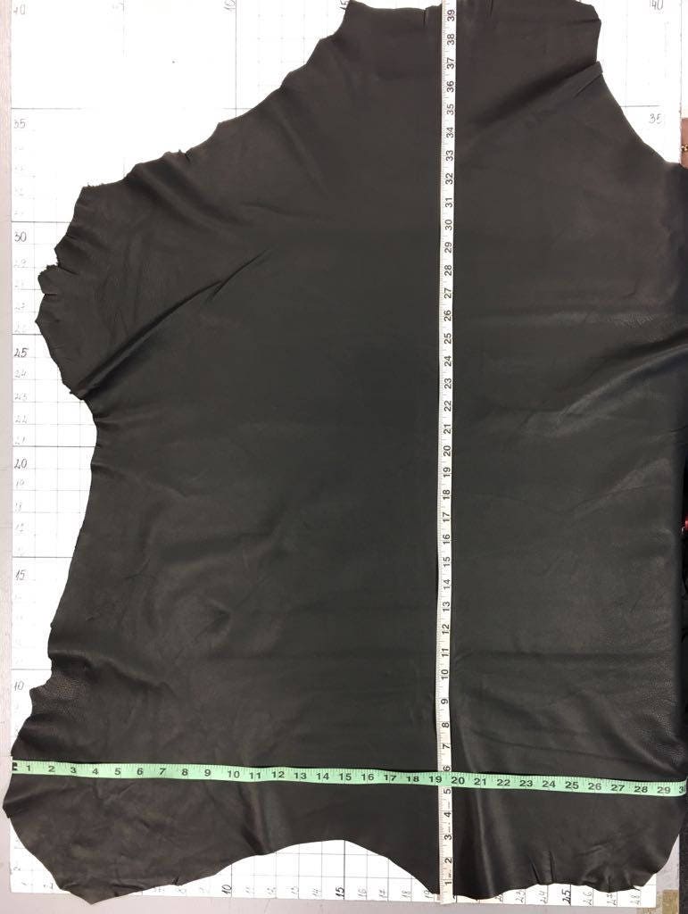 Black Lambskin Leather 2.25oz/0.9mm / Black LODGE 529