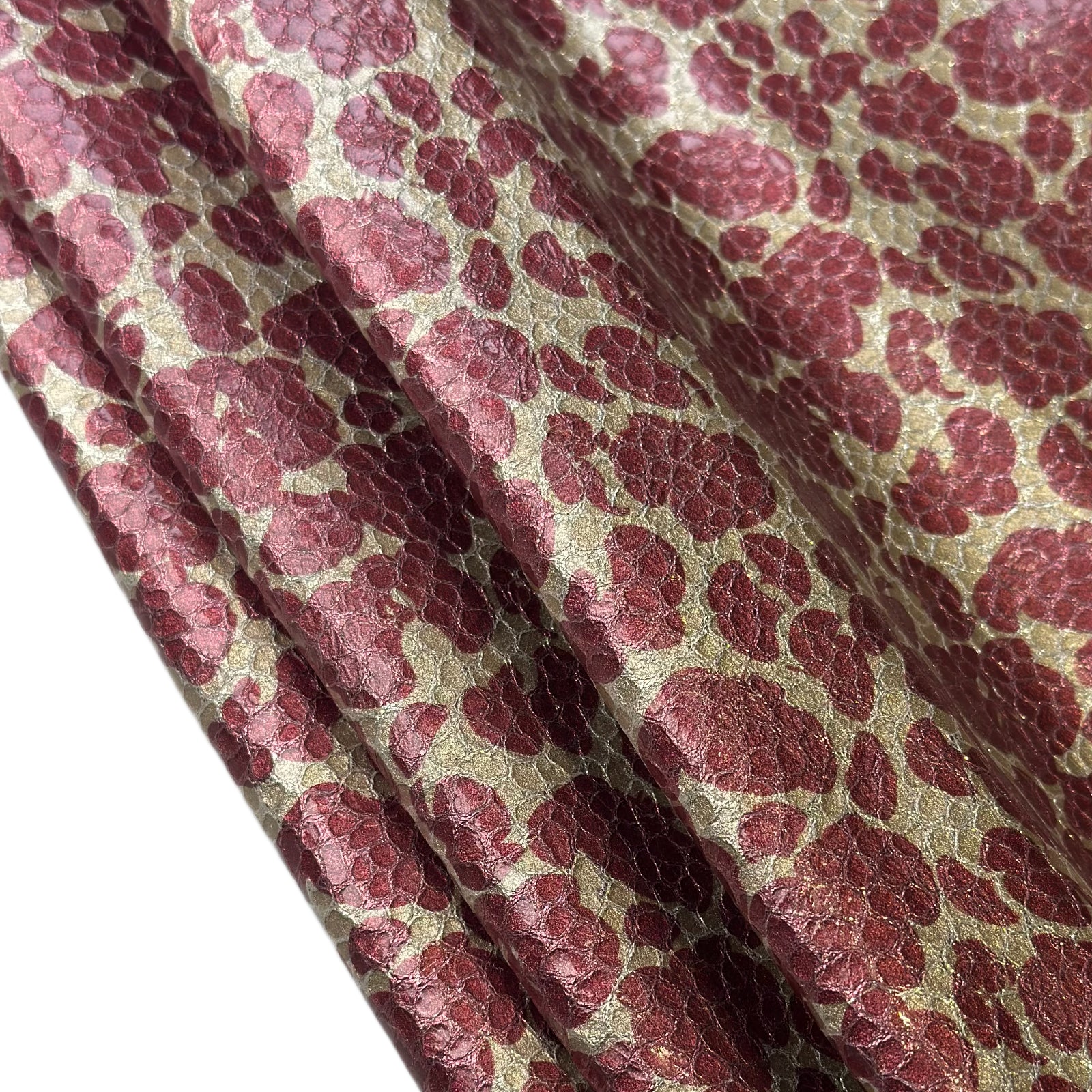Metallic Reptile Print Lambskin Leather 0.8mm (2oz) Reptile 1695