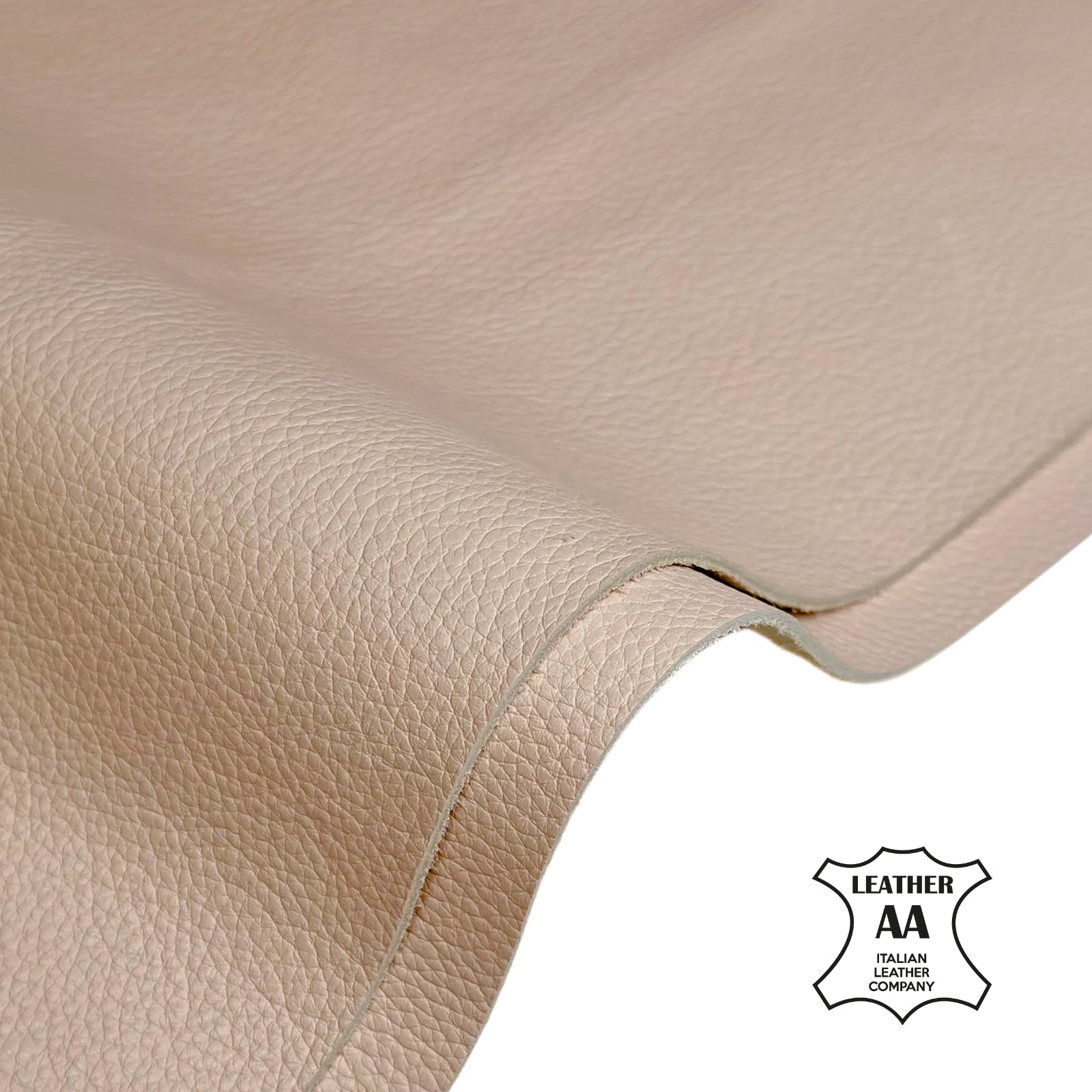 Light Pink Leather Cowhide Pebbled Leather BLUSH 1711