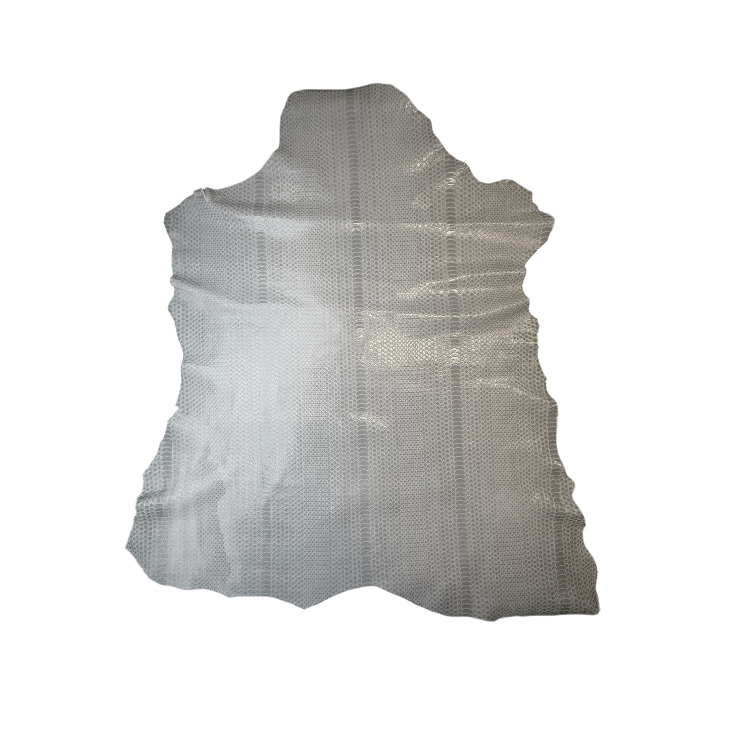 Gray Lambskin With Laser Cut Snake Print 1mm/2.75oz GRAY SNAKE 1617