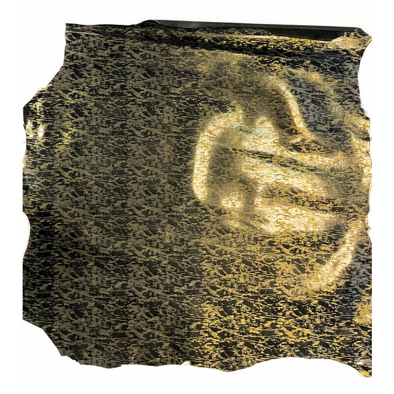 Glossy Lambskin With Sparkly Print 0.9mm/2.25oz / NIGHTSKY 1283