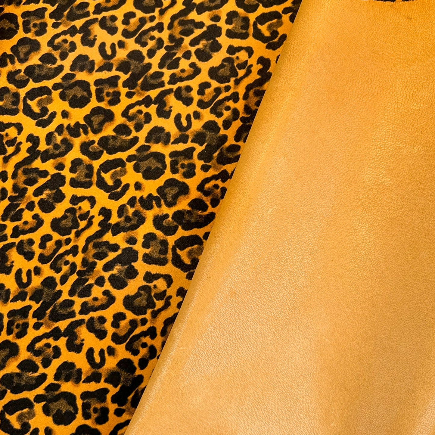 Leopard Print Lambskin Suede 1.0mm/2.5oz LEOPARD TAN 985