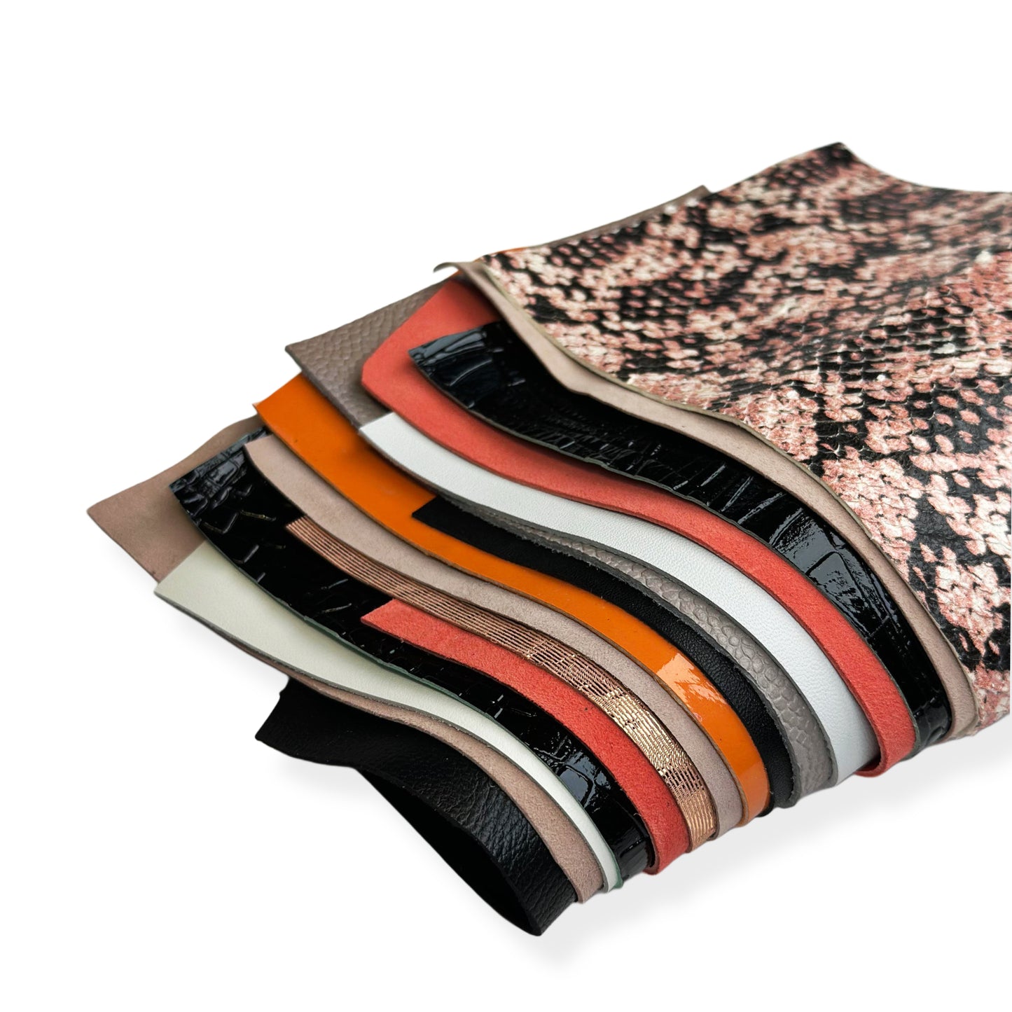Limited Lambskin Scraps 80 g // 200 g Snake Print, Suede, Lambskin 0.6-1.2mm//1.5-3oz