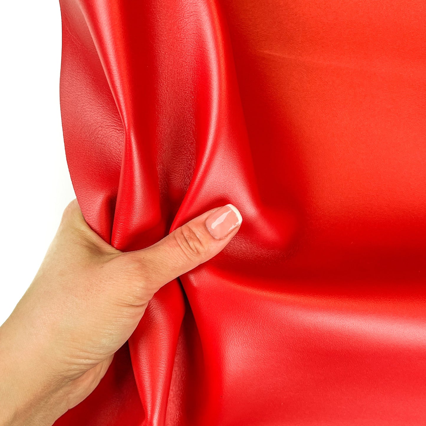 Bright Red Lambskin Leather 0.8mm/2oz / Soft MARS RED 26