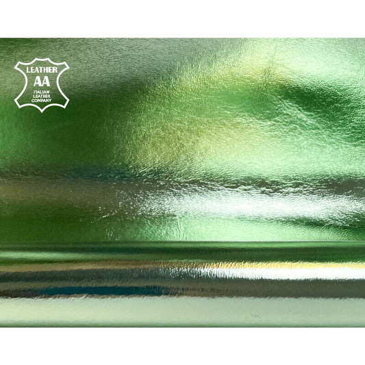 Light Green Metallic Lambskin 0.8mm/2oz / GREENWAY 1180