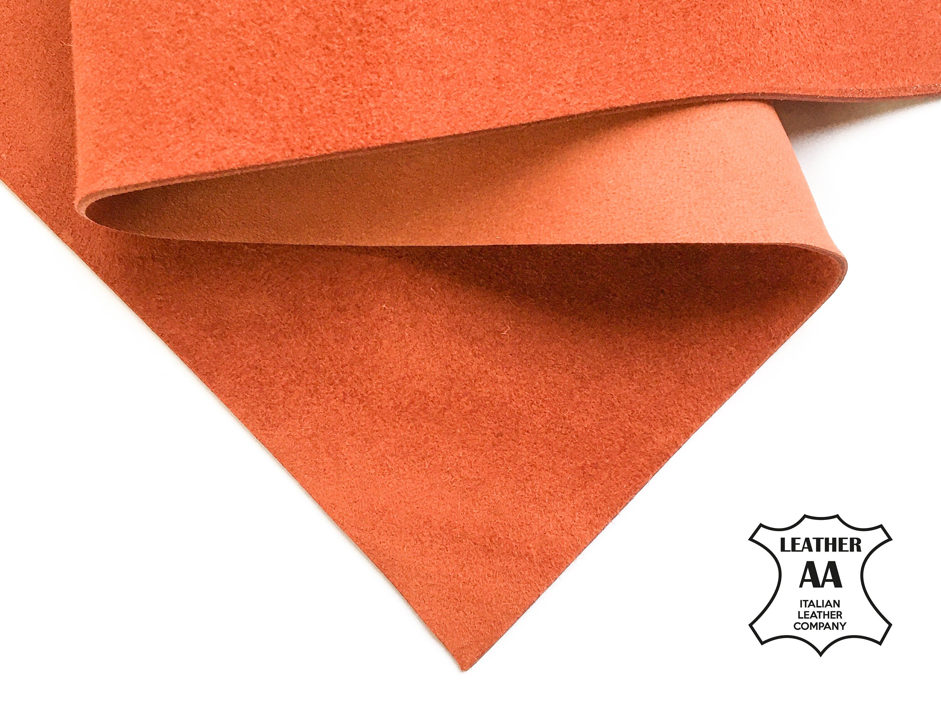 Orange Suede Lambskin Sheets 2.25oz/0.9mm / PICANTE 861