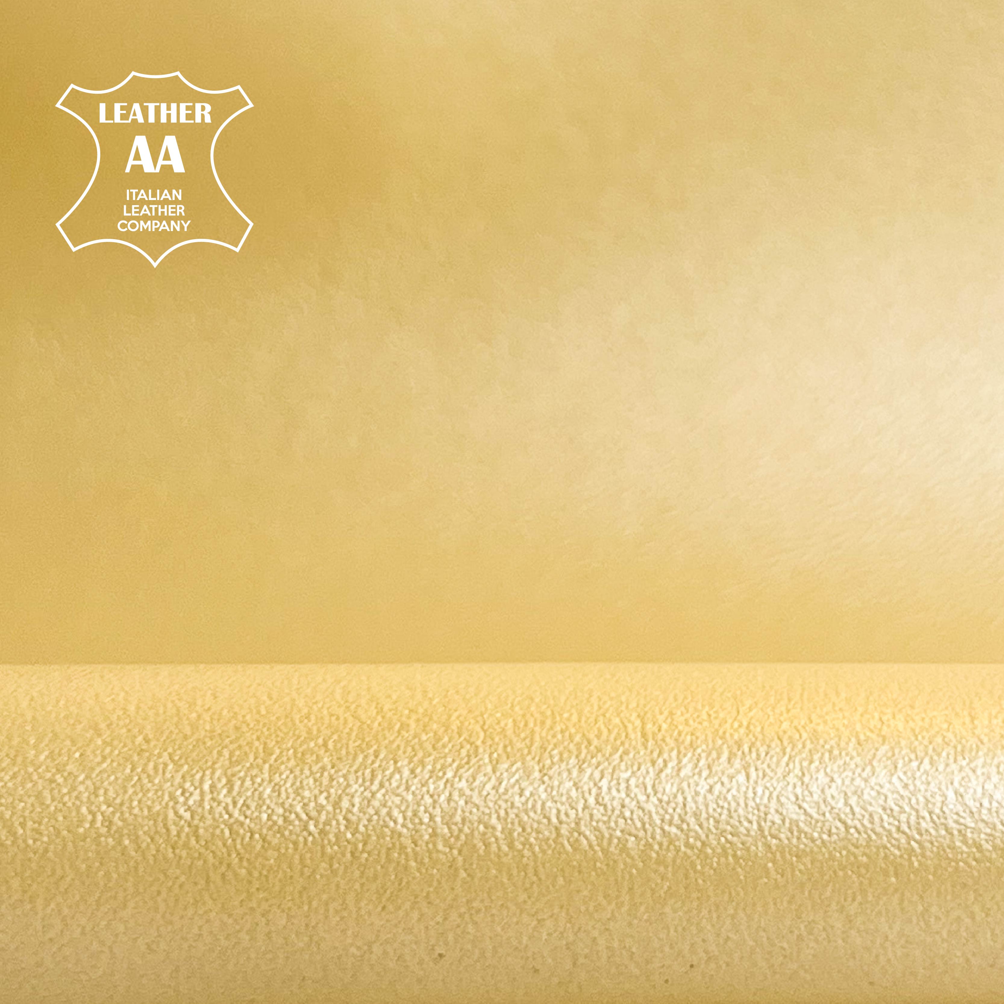 Yellow Lambskin Hides PALE YELLOW PERLAMUTER 1482 / 0.7mm/1.75oz