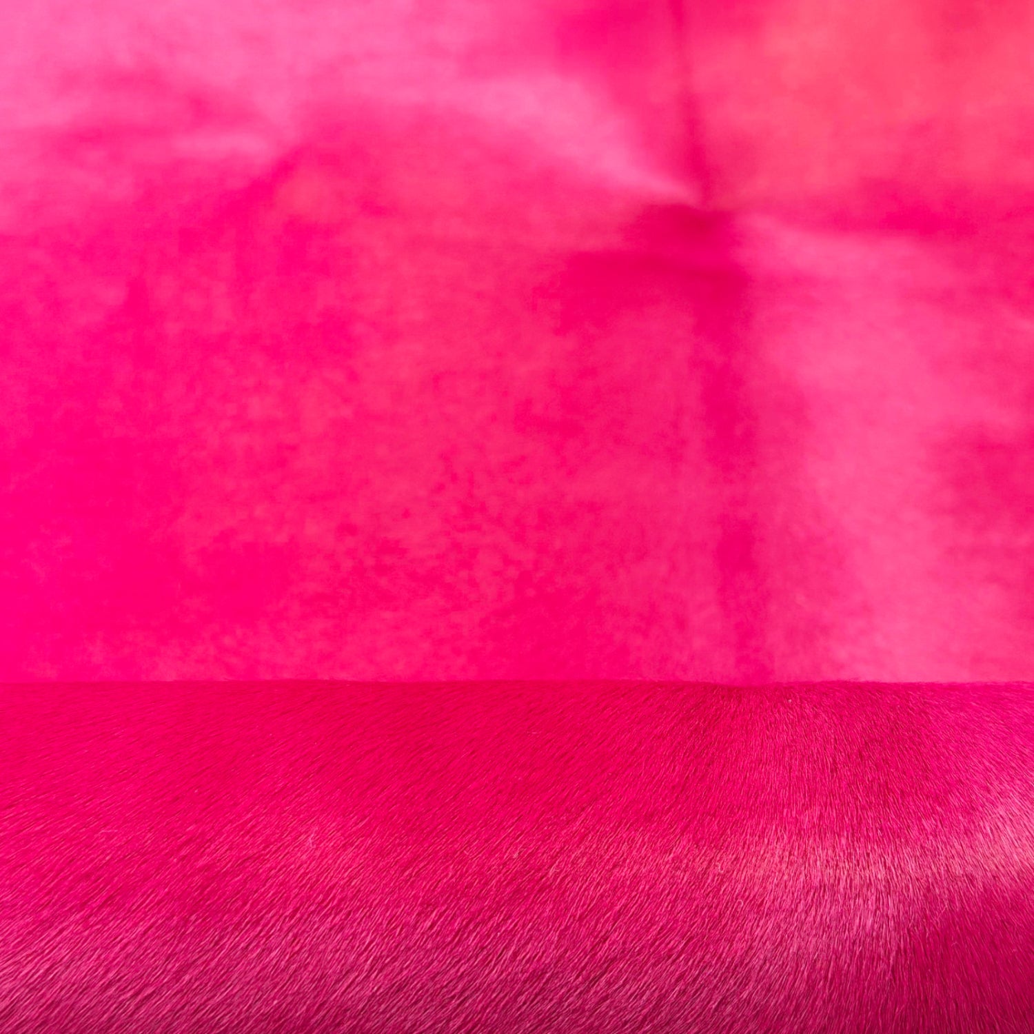 Bright Pink Fur Hair On PONY Leather Barbie Pink Pony 1061