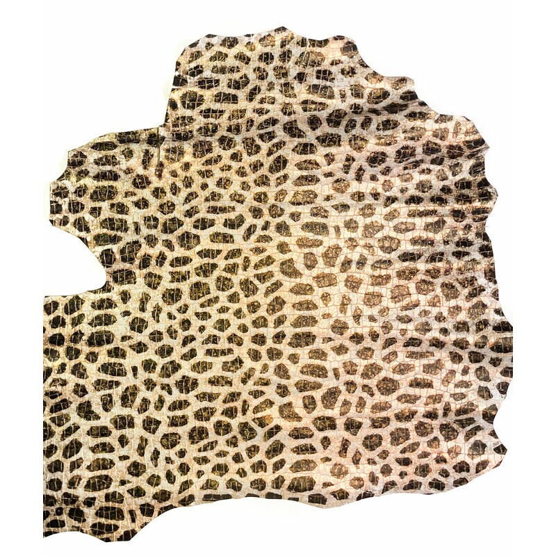 Spotty Crocodile Lambskin With Print 1.0mm/2.5oz / SPOTTY CROCODILE 1272