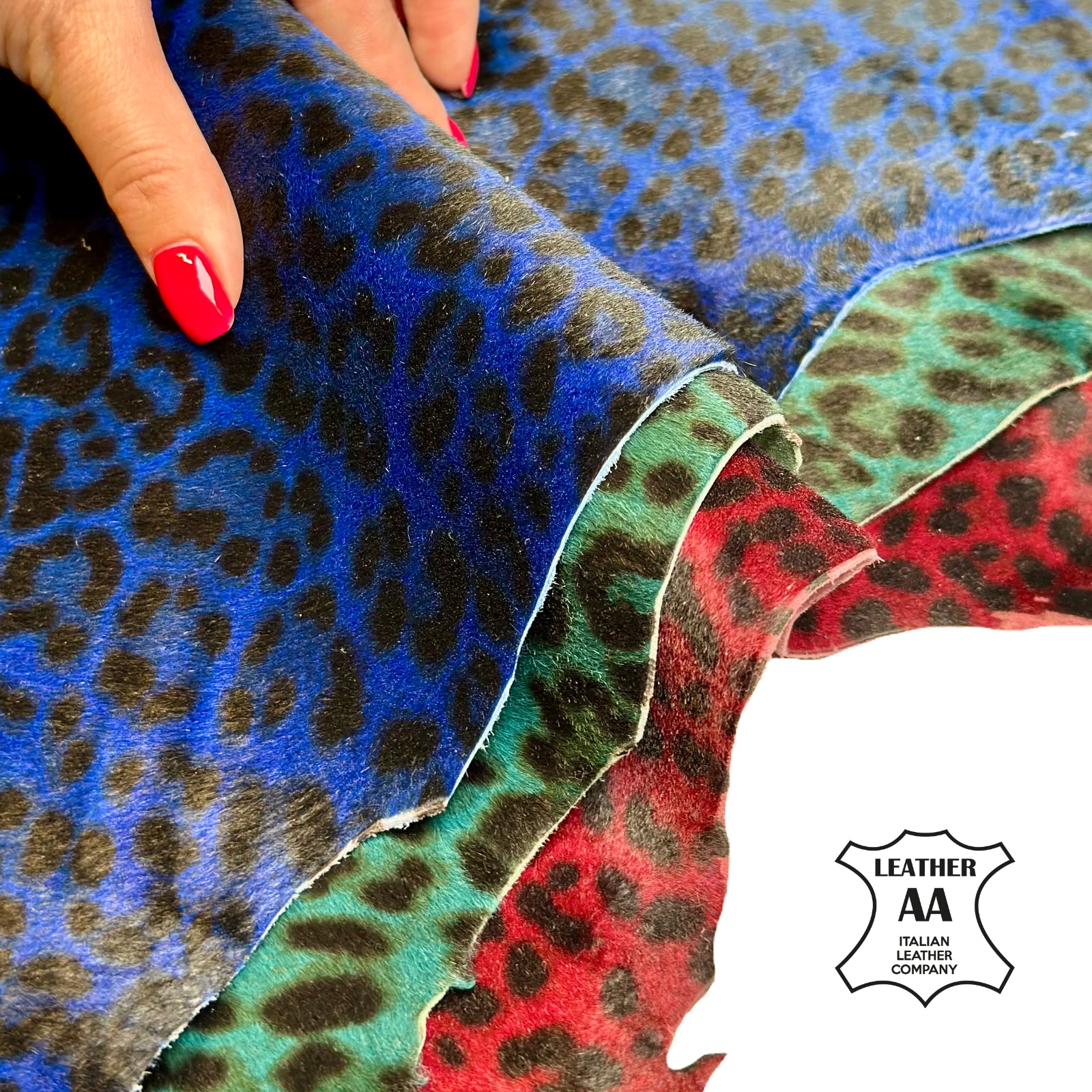 Leopard Pony Hair Leather C GRADE Discount Leather