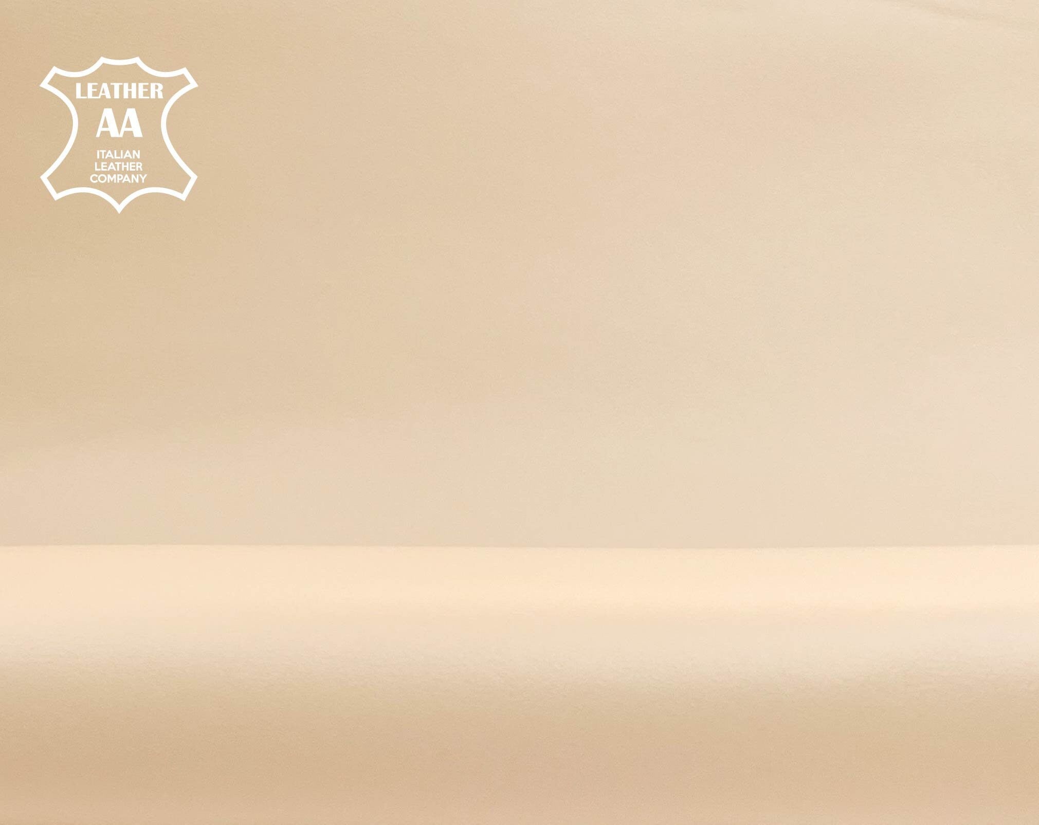 Cream White Lambskin Leather 0.9mm/2.25oz / SHIFTING SAND 146