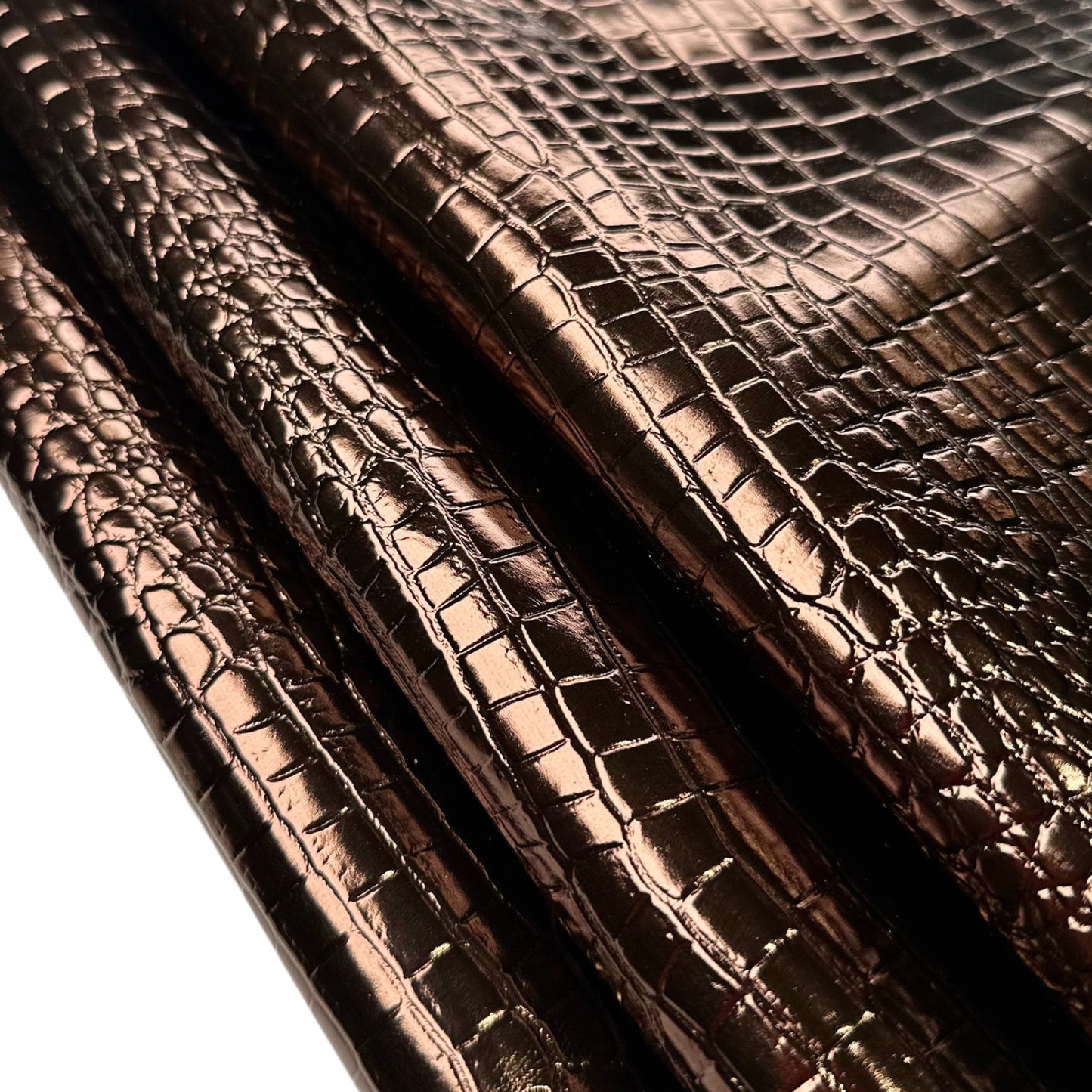 Metallic Bronze Lambskin Leather Sheets 1.1mm//2.75oz Chocholate 1662