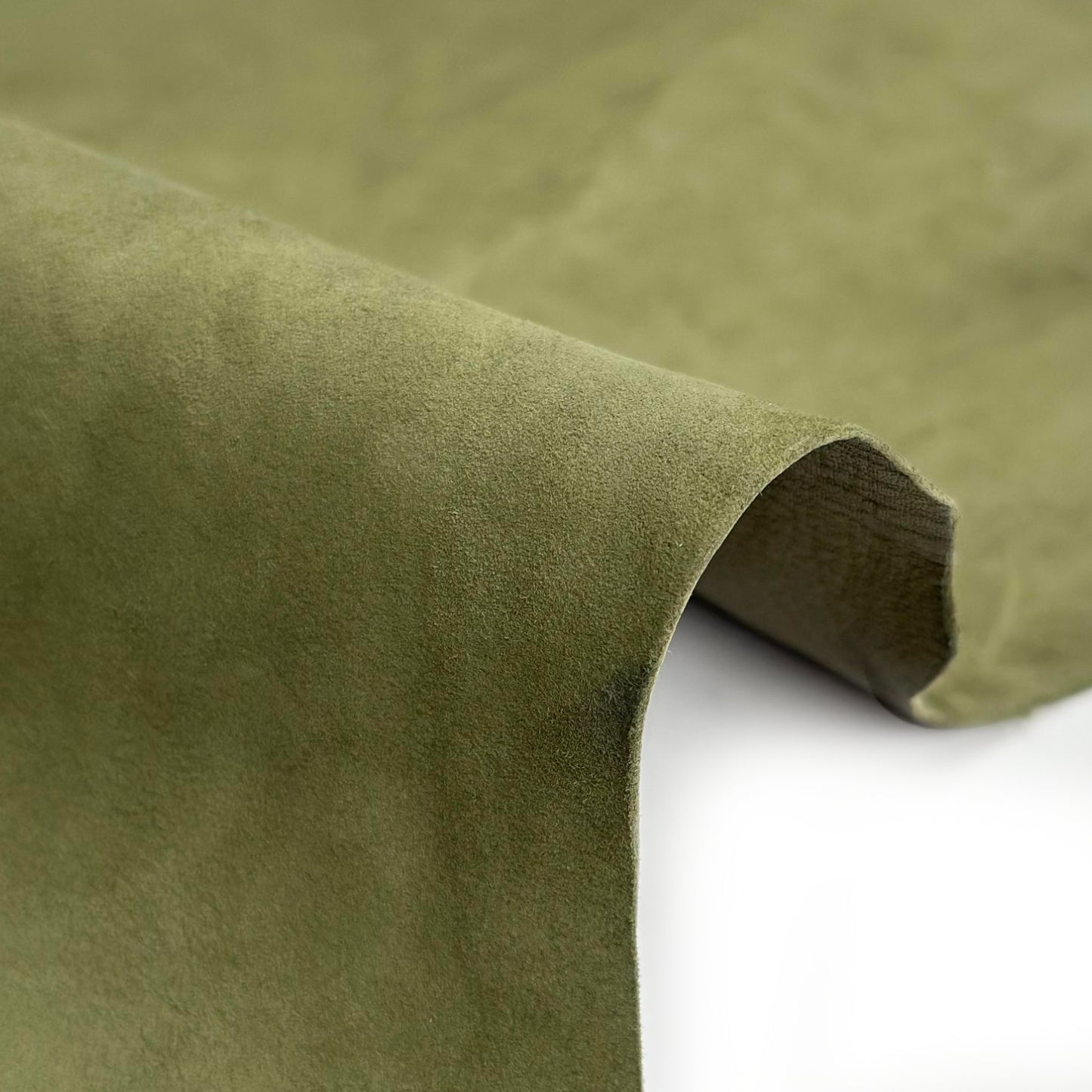Olive Green Lambskin Suede Leather 0.9mm//2.25oz OLIVE 1657