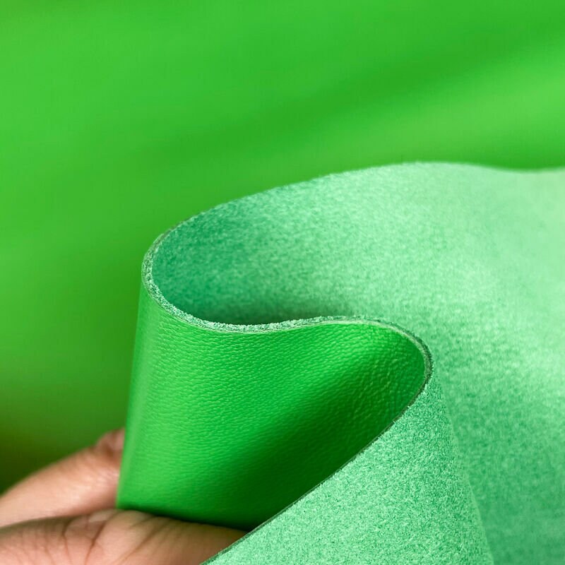 Bright Green Lambskin Leather 0.8mm/2oz / POISON GREEN 1248