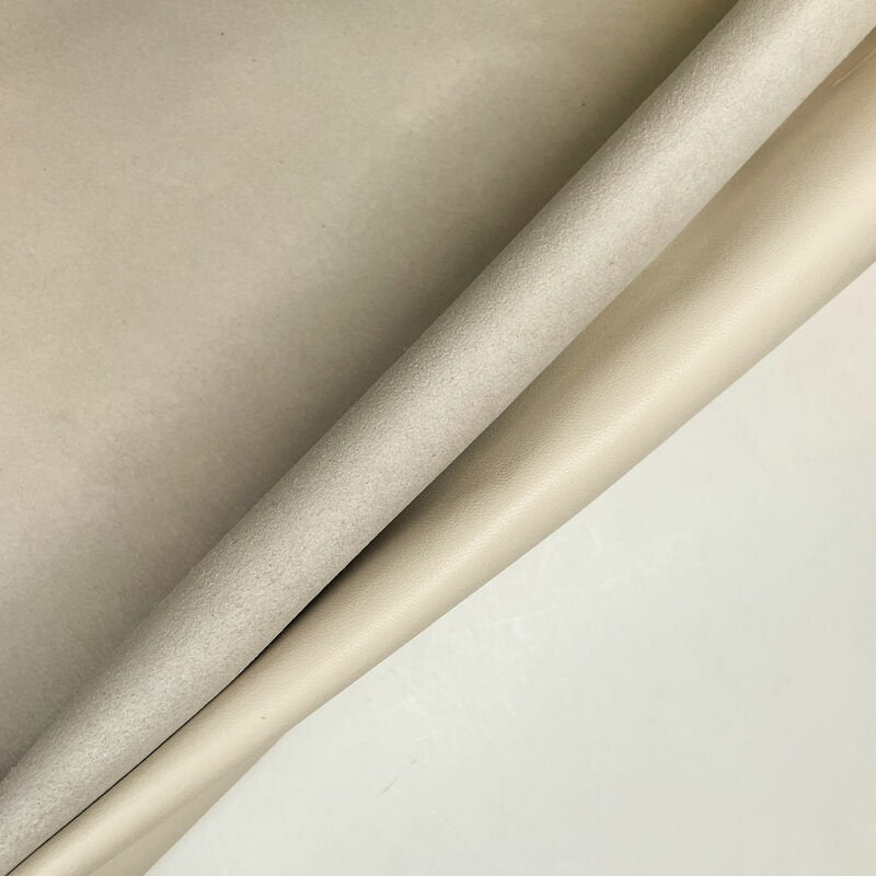 Creamy White Lambskin Leather 0.7mm /1.75oz / TOFU 1112