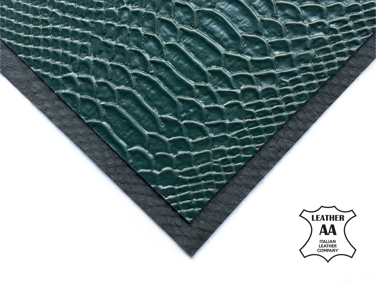 Green Lambskin Sheets With Print 2oz/0.8mm / PONDEROSA SNAKE 855
