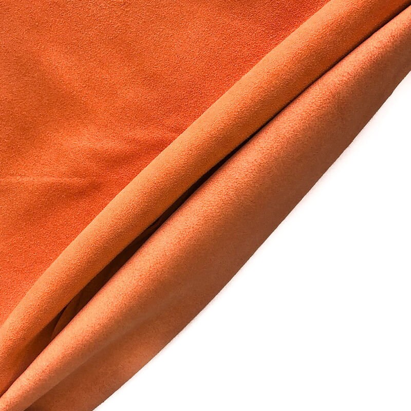 Orange Suede Lambskin Thin 0.6 mm / 1.5 oz / DUSTY ORANGE 911