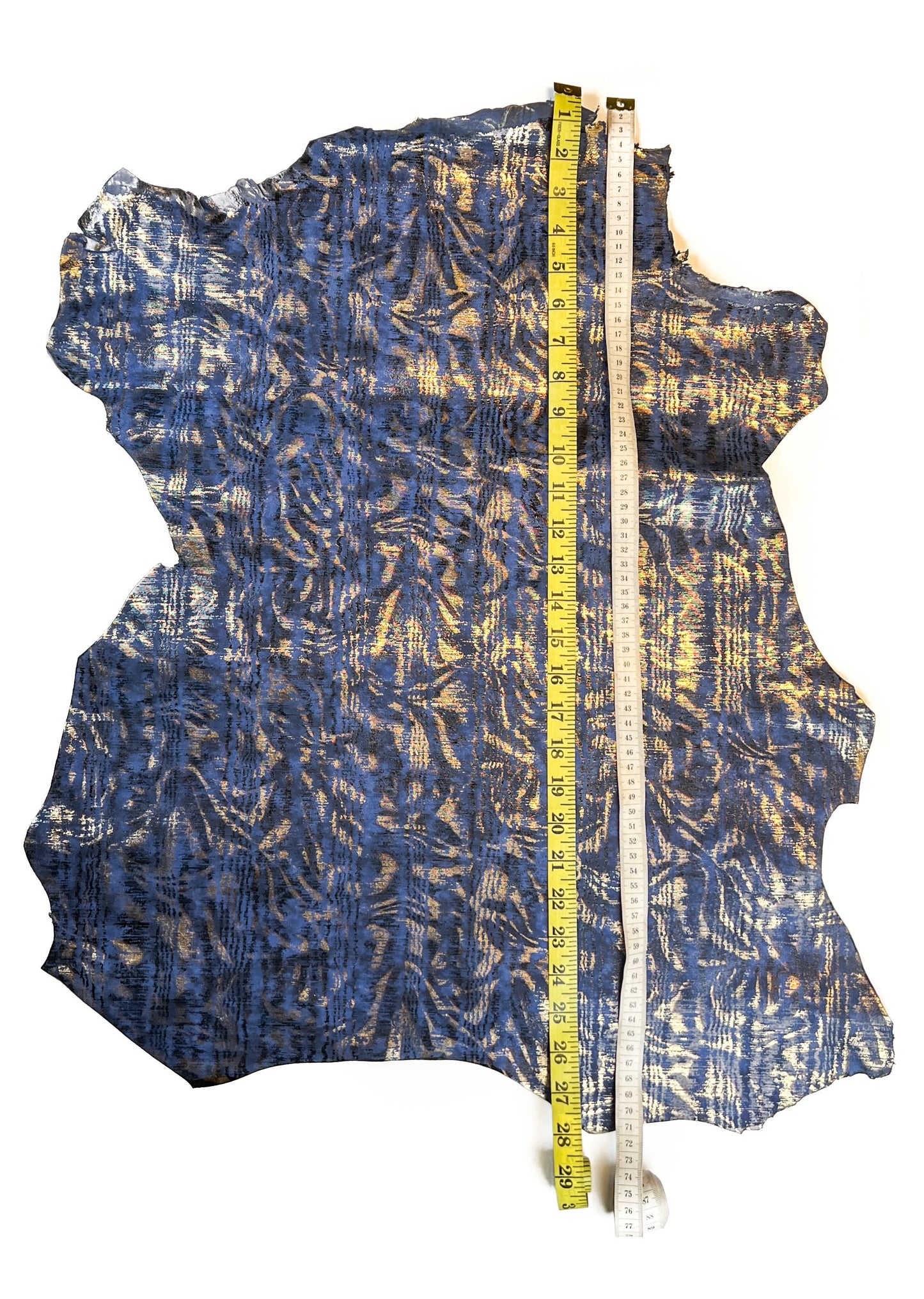 Blue Golden Bark Lambskin Leather 0.9-1.1mm /2.25-2.75oz