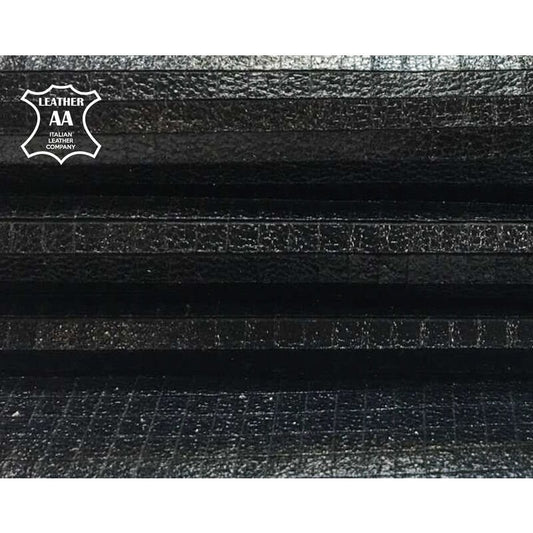 Black Textured Lambskin 0.5mm/1.25oz / PLAID BLACK 793
