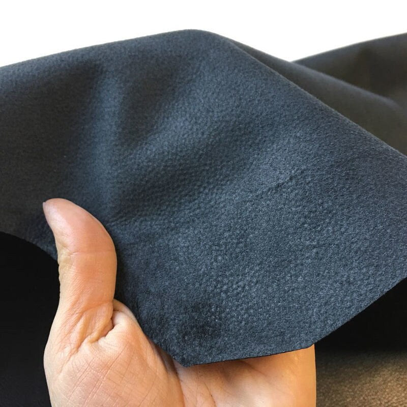 Textured Black Lambskin Leather 2oz/0.8mm / BUMPY BLACK 846