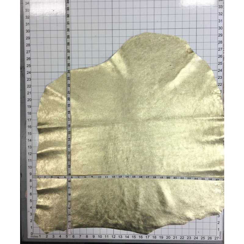 Gold Metallic Lambskin MARY'S GOLD 159 / 0.9mm/2.25oz