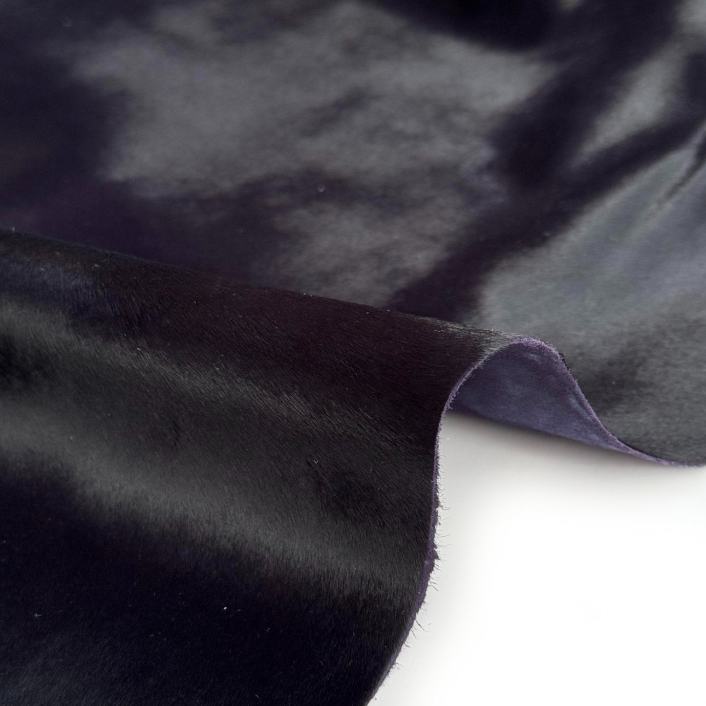 Dark Purple Pony Leather Hair On Hides DARK PONY 1600