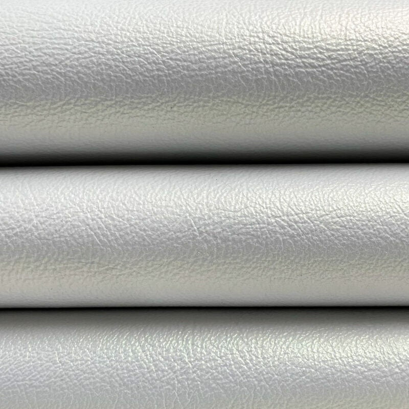 Smooth White Lambskin Hide 1.0mm/2.5oz / WHITE PEARL PERLAMUTER 1165