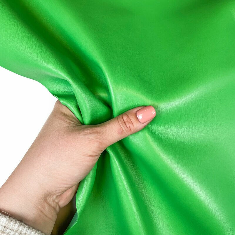 Bright Green Lambskin Leather 0.8mm/2oz / POISON GREEN 1248