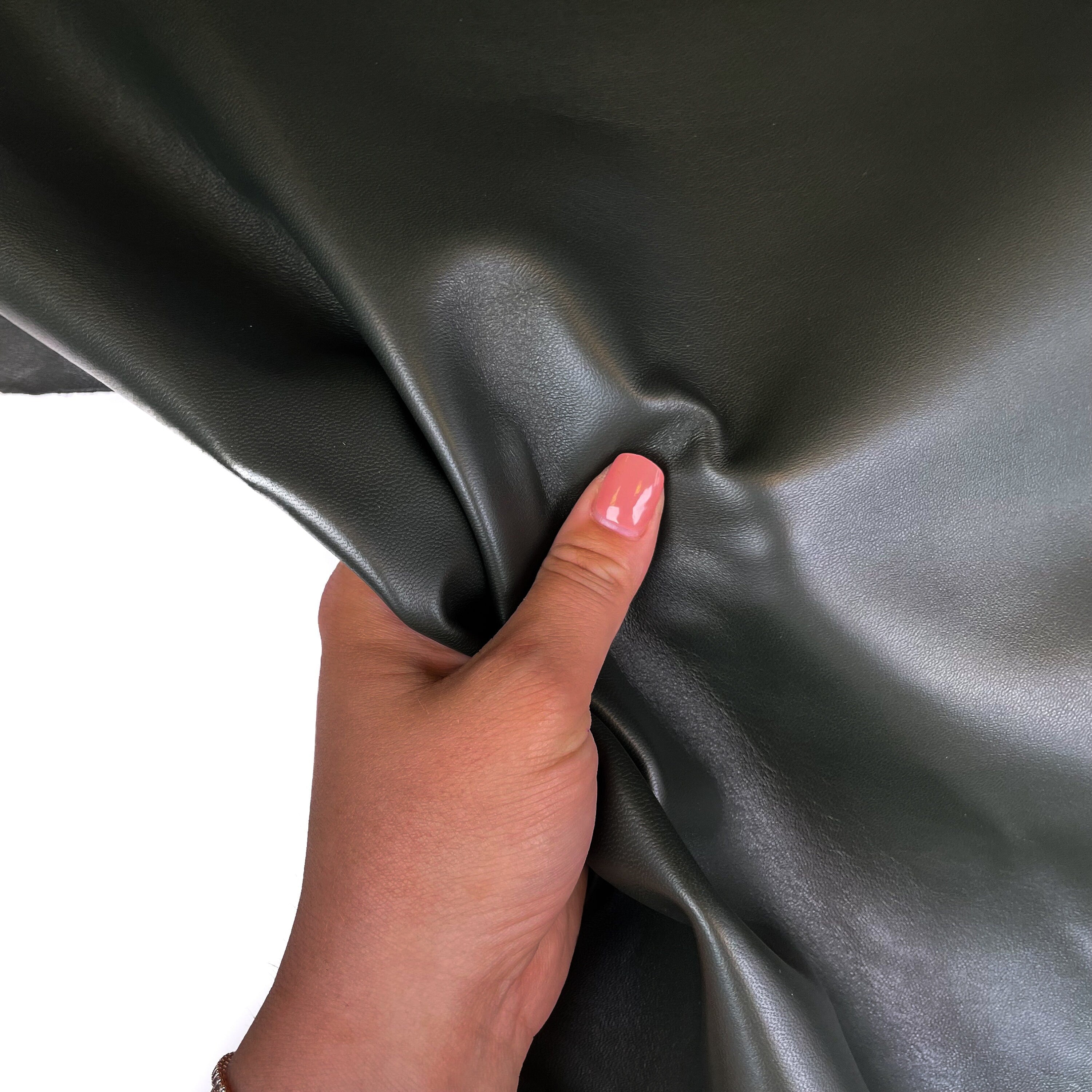 Dark Green Lambskin Leather 0.9mm/2.25oz / SALUTE 273