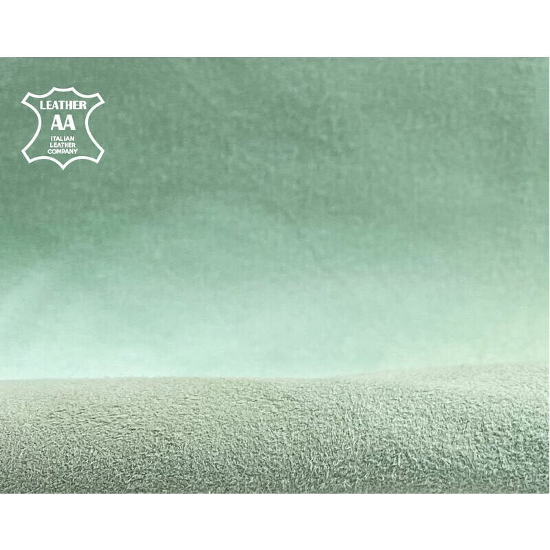 Light Green Suede Lambskin 0.6mm/1.5oz FOG GREEN 1168