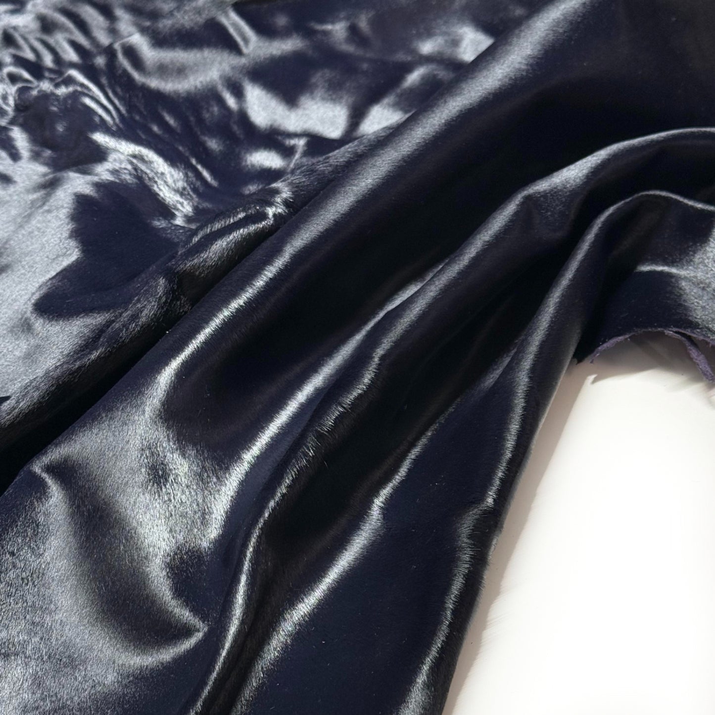 Dark Purple Pony Leather Hair On Hides DARK PONY 1600