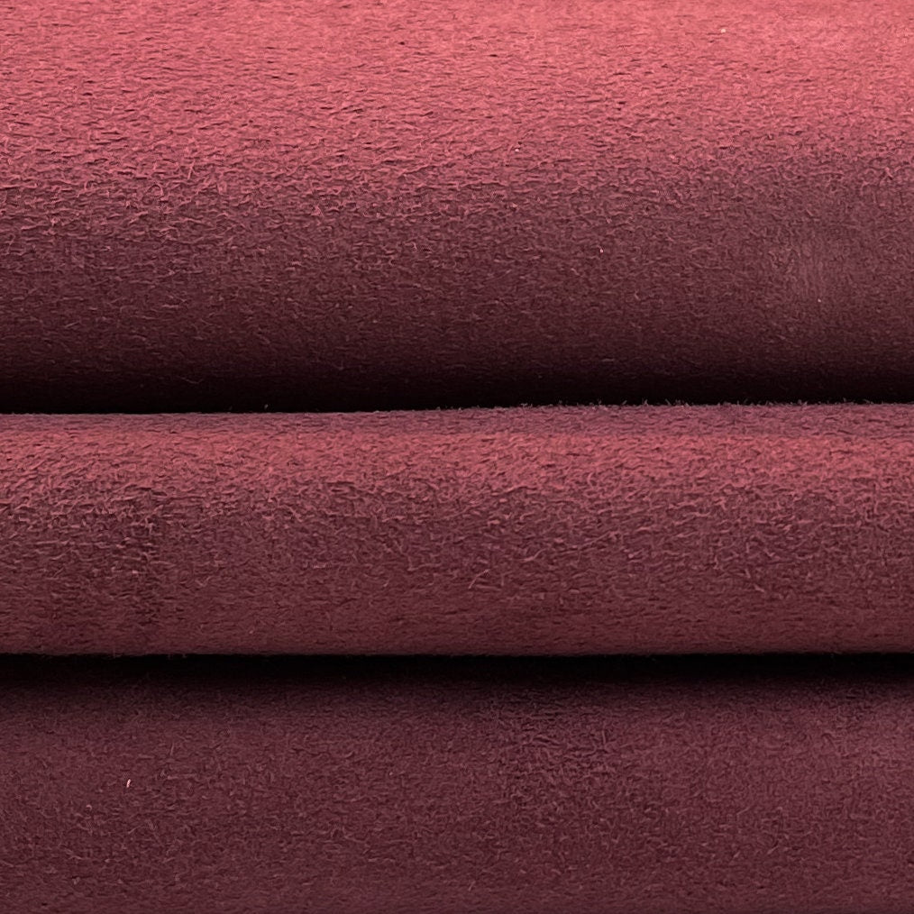 Burgundy Suede Lambskin 1.0mm/2.5oz / GRAPE WINE 423